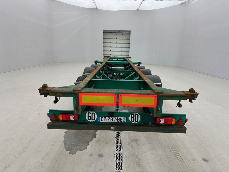Containertransporter/ Wissellaadbak oplegger Fruehauf 4 x Skelet 2 x 20-40 ft: afbeelding 12 Containertransporter/ Wissellaadbak oplegger Fruehauf 4 x Skelet 2 x 20-40 ft: afbeelding 12