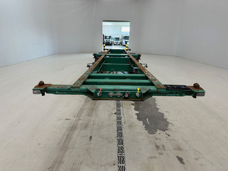 Containertransporter/ Wissellaadbak oplegger Fruehauf 4 x Skelet 2 x 20-40 ft: afbeelding 8 Containertransporter/ Wissellaadbak oplegger Fruehauf 4 x Skelet 2 x 20-40 ft: afbeelding 8