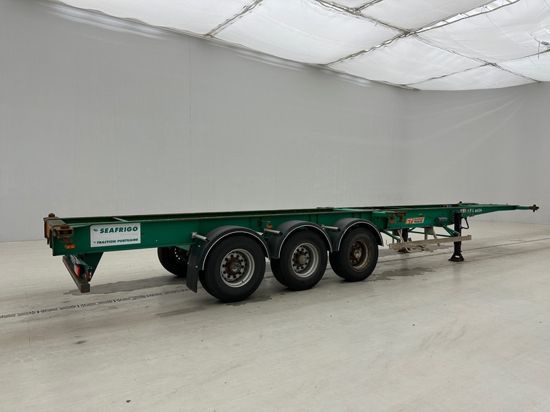 Containertransporter/ Wissellaadbak oplegger Fruehauf 4 x Skelet 2 x 20-40 ft: afbeelding 11 Containertransporter/ Wissellaadbak oplegger Fruehauf 4 x Skelet 2 x 20-40 ft: afbeelding 11