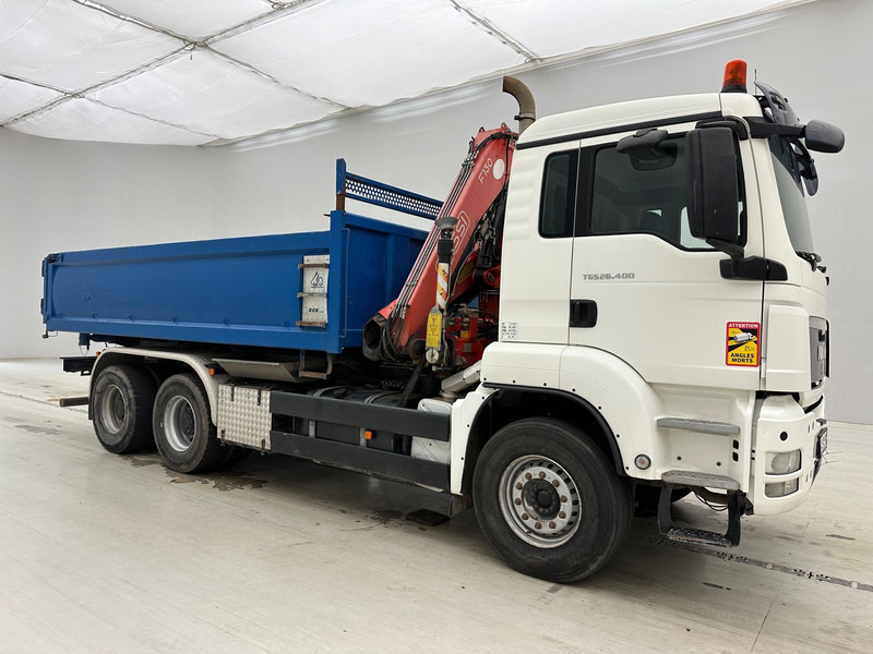 MAN TGS 26.400 - 6x4 - Kipper vrachtwagen, Kraanwagen: afbeelding 3 MAN TGS 26.400 - 6x4 - Kipper vrachtwagen, Kraanwagen: afbeelding 3