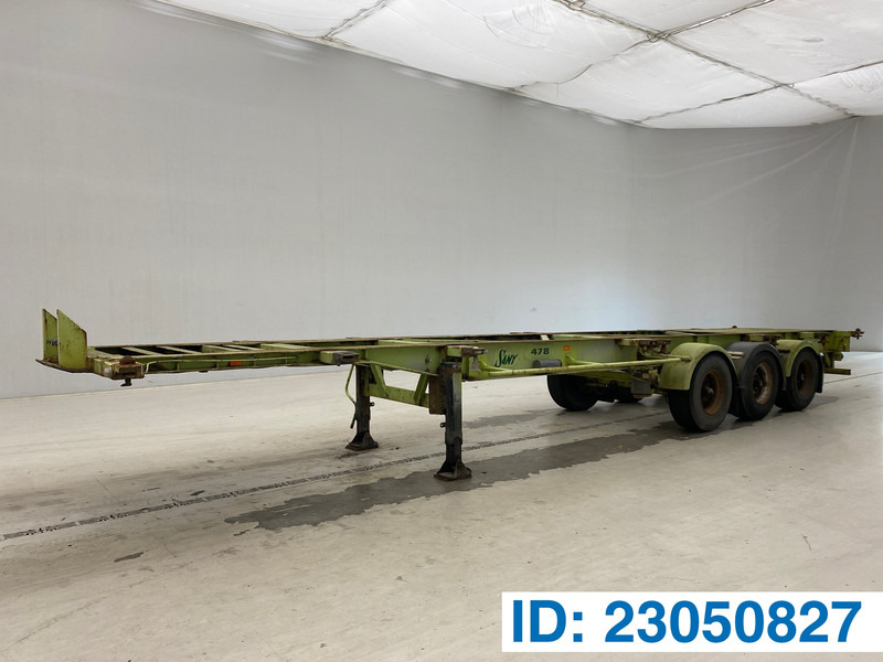 Van Hool 2 x 20-30-40 ft - Containertransporter/ Wissellaadbak oplegger: afbeelding 1 Van Hool 2 x 20-30-40 ft - Containertransporter/ Wissellaadbak oplegger: afbeelding 1
