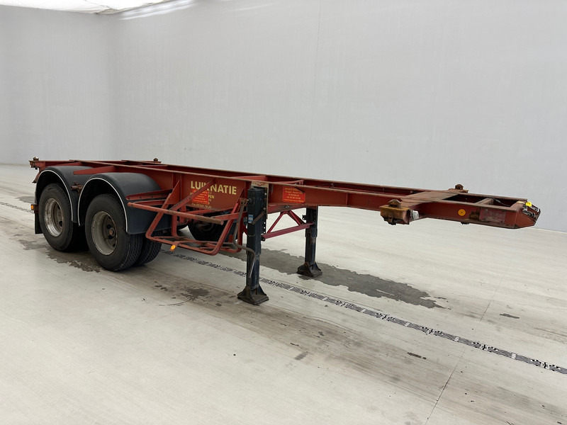 Van Hool Skelet 20 ft - Containertransporter/ Wissellaadbak oplegger: afbeelding 4 Van Hool Skelet 20 ft - Containertransporter/ Wissellaadbak oplegger: afbeelding 4