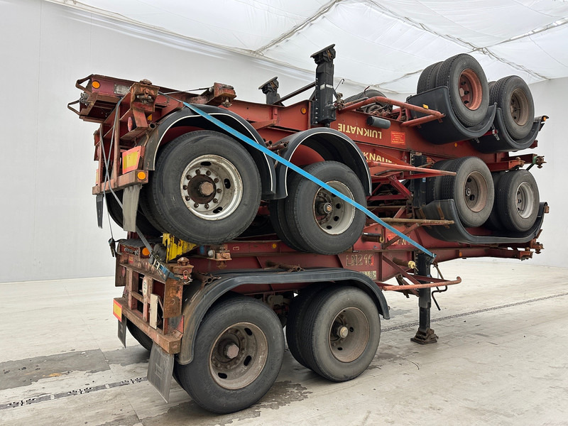 Van Hool Stack 4 x skelet 20 ft - Containertransporter/ Wissellaadbak oplegger: afbeelding 4 Van Hool Stack 4 x skelet 20 ft - Containertransporter/ Wissellaadbak oplegger: afbeelding 4