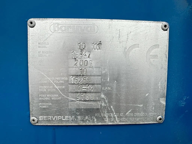 Betonmixer oplegger De Buf 2-ASSIGE 10M3 CONCRETE MIXER/MISCHER/MIXER: afbeelding 10 Betonmixer oplegger De Buf 2-ASSIGE 10M3 CONCRETE MIXER/MISCHER/MIXER: afbeelding 10