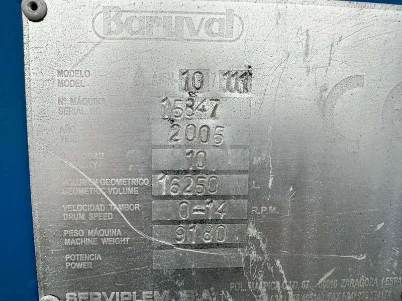 Betonmixer oplegger De Buf 2-ASSIGE 10M3 CONCRETE MIXER/MISCHER/MIXER: afbeelding 11 Betonmixer oplegger De Buf 2-ASSIGE 10M3 CONCRETE MIXER/MISCHER/MIXER: afbeelding 11