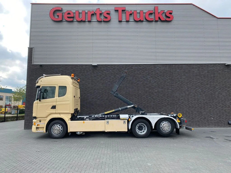Scania R450 6X2 + PALFINGER HAAKARMSYSTEEM/ABROLLKIPPER/HOOKLIFT - Haakarmsysteem vrachtwagen: afbeelding 1 Scania R450 6X2 + PALFINGER HAAKARMSYSTEEM/ABROLLKIPPER/HOOKLIFT - Haakarmsysteem vrachtwagen: afbeelding 1