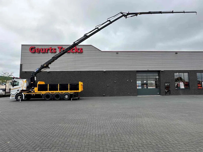 Scania R530 V8 NGS 8X4 TRIDEM MET HYVA 2Z KIPPER + HMF 5020-K6 + JIB FJ1000-K5 KRAAN/KRAN/CRANE/GRUA - Kipper vrachtwagen, Kraanwagen: afbeelding 2 Scania R530 V8 NGS 8X4 TRIDEM MET HYVA 2Z KIPPER + HMF 5020-K6 + JIB FJ1000-K5 KRAAN/KRAN/CRANE/GRUA - Kipper vrachtwagen, Kraanwagen: afbeelding 2