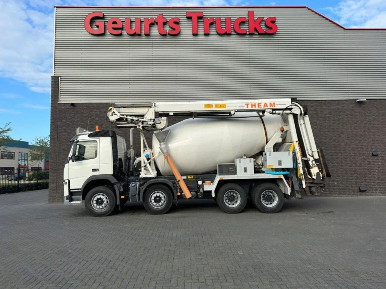Volvo FM 410 8X4 + STETTER 9 M3 MIXER/MISCHER + THEAM - Betonmixer: afbeelding 1 Volvo FM 410 8X4 + STETTER 9 M3 MIXER/MISCHER + THEAM - Betonmixer: afbeelding 1