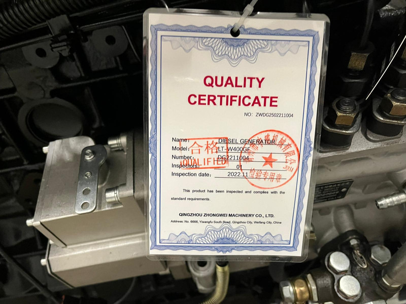 Giga power 500 KVA LT-W400GF Generator Open set - Industrie generator: afbeelding 4 Giga power 500 KVA LT-W400GF Generator Open set - Industrie generator: afbeelding 4