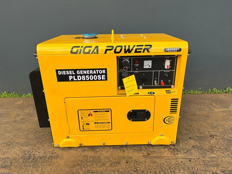 Giga power 8 KVA silent generator set - PLD8500SE - Industrie generator: afbeelding 1 Giga power 8 KVA silent generator set - PLD8500SE - Industrie generator: afbeelding 1