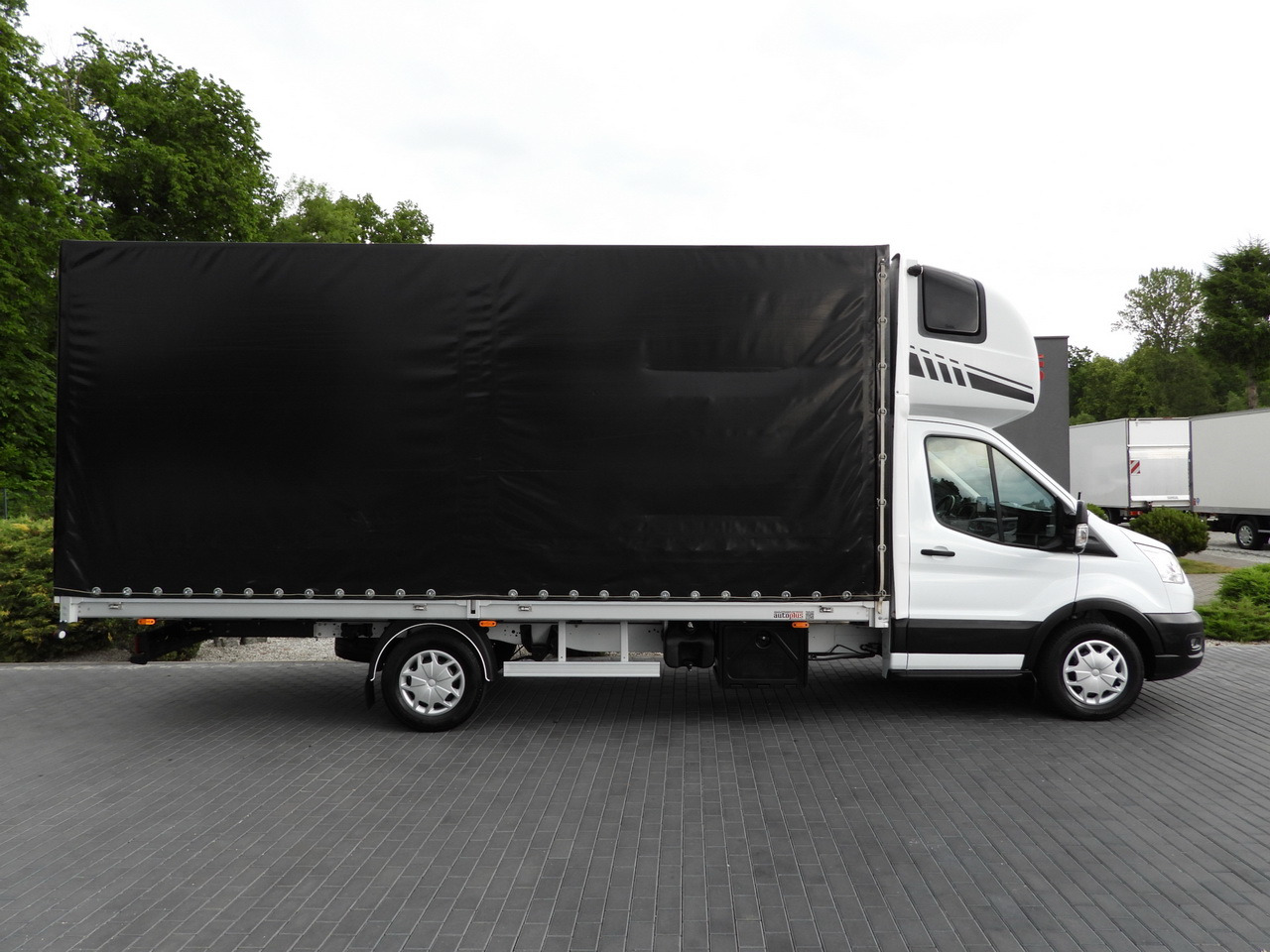 Huifzeil bedrijfswagen FORD TRANSIT  TARPAULIN 10 PALLETS WEBASTO CRUISE CONTROL LED LIGHTS PNEUMATICS AIR CONDITIONING  160HP: afbeelding 7
