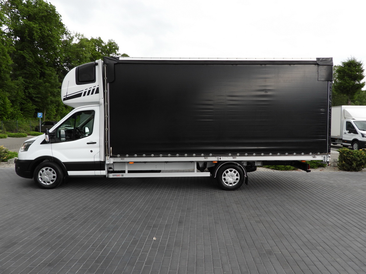 Huifzeil bedrijfswagen FORD TRANSIT  TARPAULIN 10 PALLETS WEBASTO CRUISE CONTROL LED LIGHTS PNEUMATICS AIR CONDITIONING  160HP: afbeelding 8