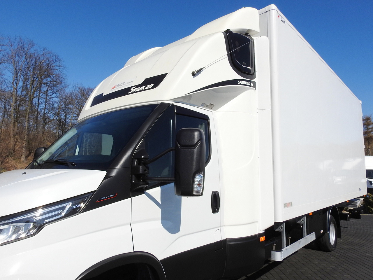 Bestelwagen gesloten laadbak IVECO DAILY 70C18 BOX LIFT 14 PALLETS WEBASTO CRUISE CONTROL NAVIGATION LED LIGHTS TWIN WHEELS AIR CONDITIONING  180HP: afbeelding 19