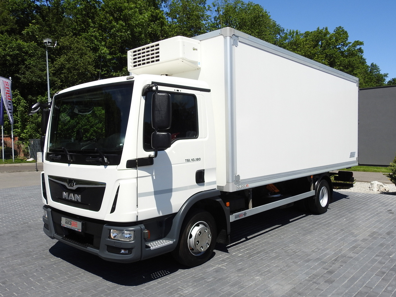 Koelwagen vrachtwagen MAN TGL 10.180 REGRIGERATOR BOX -20*C 11 PALLETS POWER SUPPLY 230V AIR CONDITIONING PNEUMATICS TWIN WHEELS  180HP: afbeelding 6
