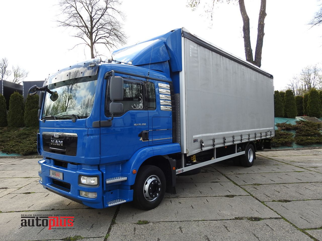 MAN TGM 15.290 TARPAULIN LIFT 18 PALLETS CRUISE CONTROL TWIN WHEELS AIR CONDITIONING 290HP - Schuifzeilen vrachtwagen: afbeelding 1 MAN TGM 15.290 TARPAULIN LIFT 18 PALLETS CRUISE CONTROL TWIN WHEELS AIR CONDITIONING 290HP - Schuifzeilen vrachtwagen: afbeelding 1