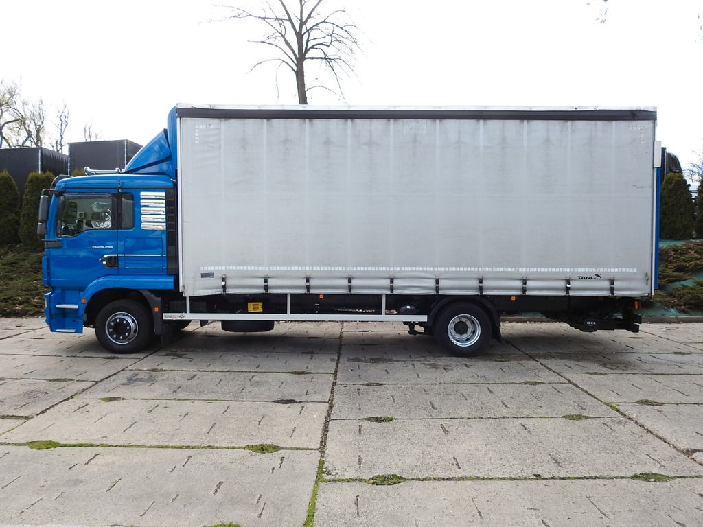 Schuifzeilen vrachtwagen MAN TGM PRITSCHE PLANE 18 PALETTEN AUFZUG: afbeelding 9