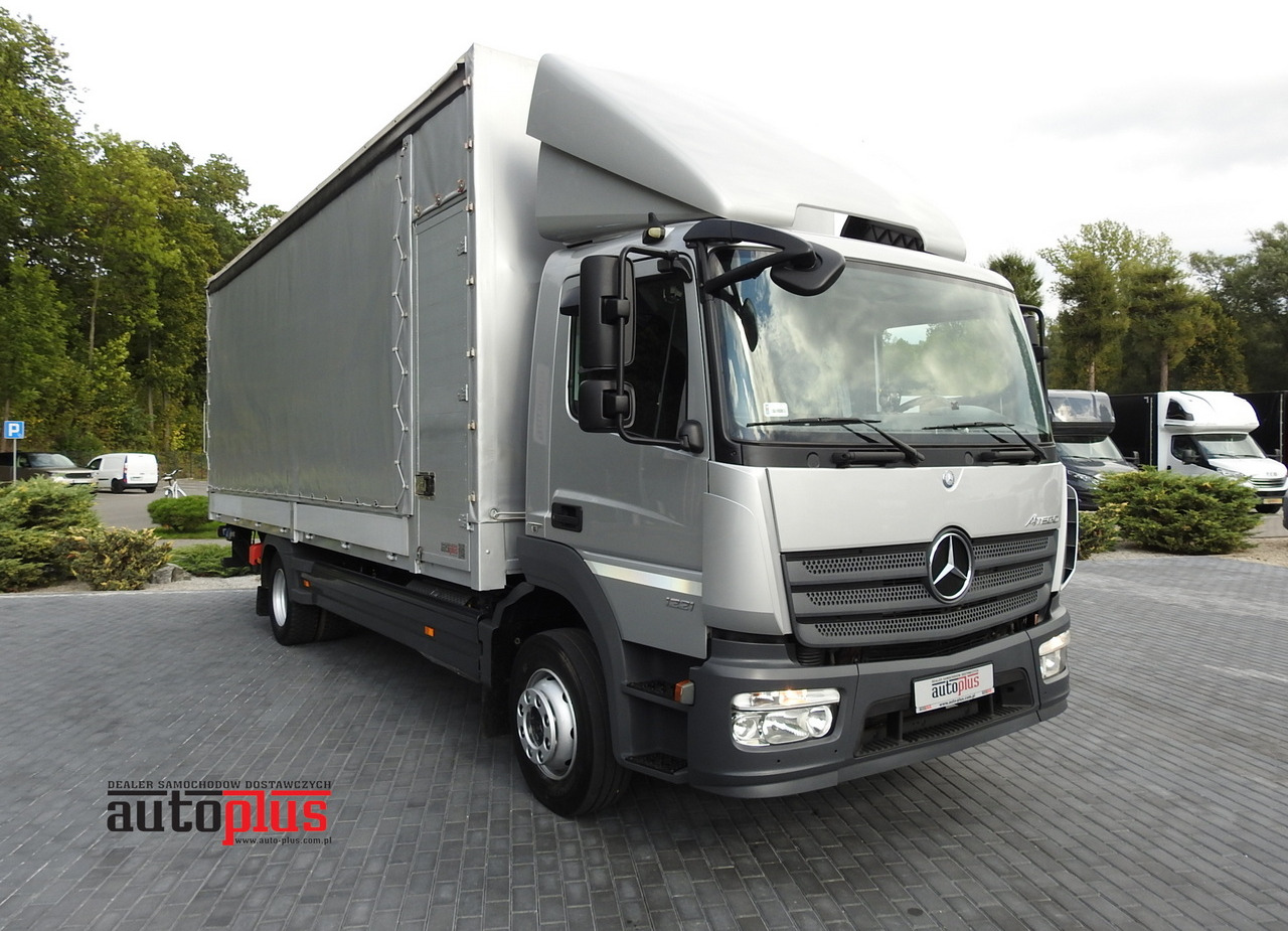 MERCEDES ATEGO 1221 TARPAULIN LIFT 16 PALLETS WEBASTO AIR CONDITIONING PNEUMATICS TWIN WHEELS 230HP - Huifzeil bedrijfswagen: afbeelding 1 MERCEDES ATEGO 1221 TARPAULIN LIFT 16 PALLETS WEBASTO AIR CONDITIONING PNEUMATICS TWIN WHEELS 230HP - Huifzeil bedrijfswagen: afbeelding 1