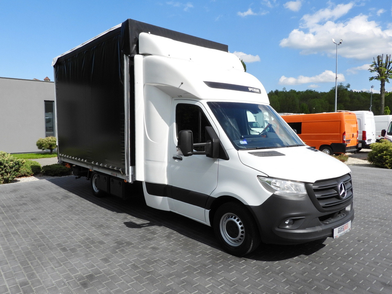MERCEDES SPRINTER 316 TARPAULIN LIFT 10 PALLETS WEBASTO CRUISE CONTROL PNEUMATICS AIR CONDITIONING 160HP - Huifzeil bedrijfswagen: afbeelding 4 MERCEDES SPRINTER 316 TARPAULIN LIFT 10 PALLETS WEBASTO CRUISE CONTROL PNEUMATICS AIR CONDITIONING 160HP - Huifzeil bedrijfswagen: afbeelding 4