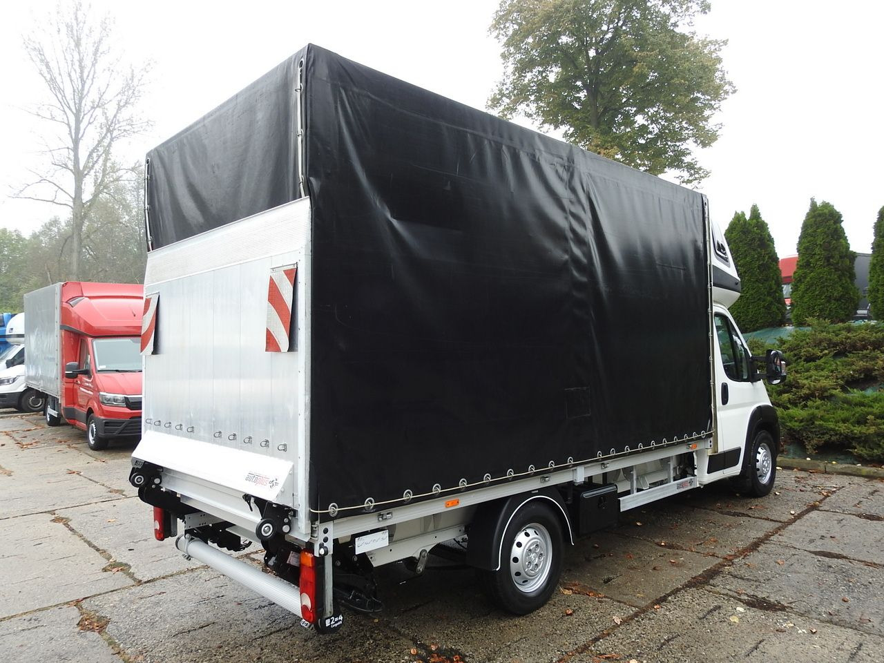 Huifzeil bedrijfswagen PEUGEOT BOXER  TARPAULIN LIFT 8 PALLETS WEBASTO LED LIGHTS AIR CONDITIONING  165HP: afbeelding 14