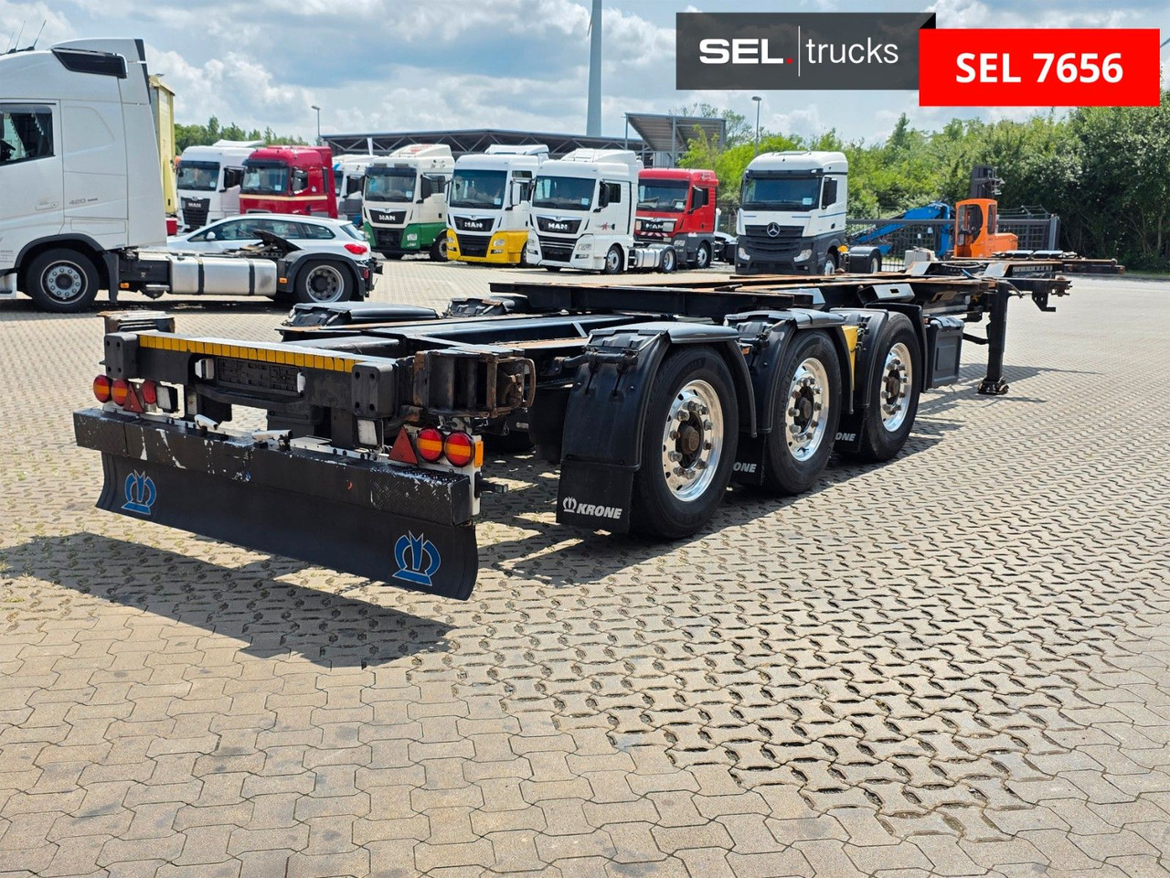 Krone SD / Teleskop / Alu-Felgen / Liftachse - Containertransporter/ Wissellaadbak oplegger: afbeelding 5 Krone SD / Teleskop / Alu-Felgen / Liftachse - Containertransporter/ Wissellaadbak oplegger: afbeelding 5