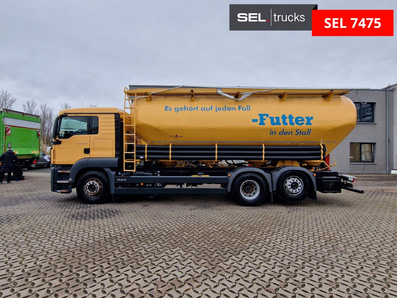 Tankwagen MAN TGS 26.440 6X2-4 LL / SILO / ZF Int. / Spitzer /: afbeelding 7