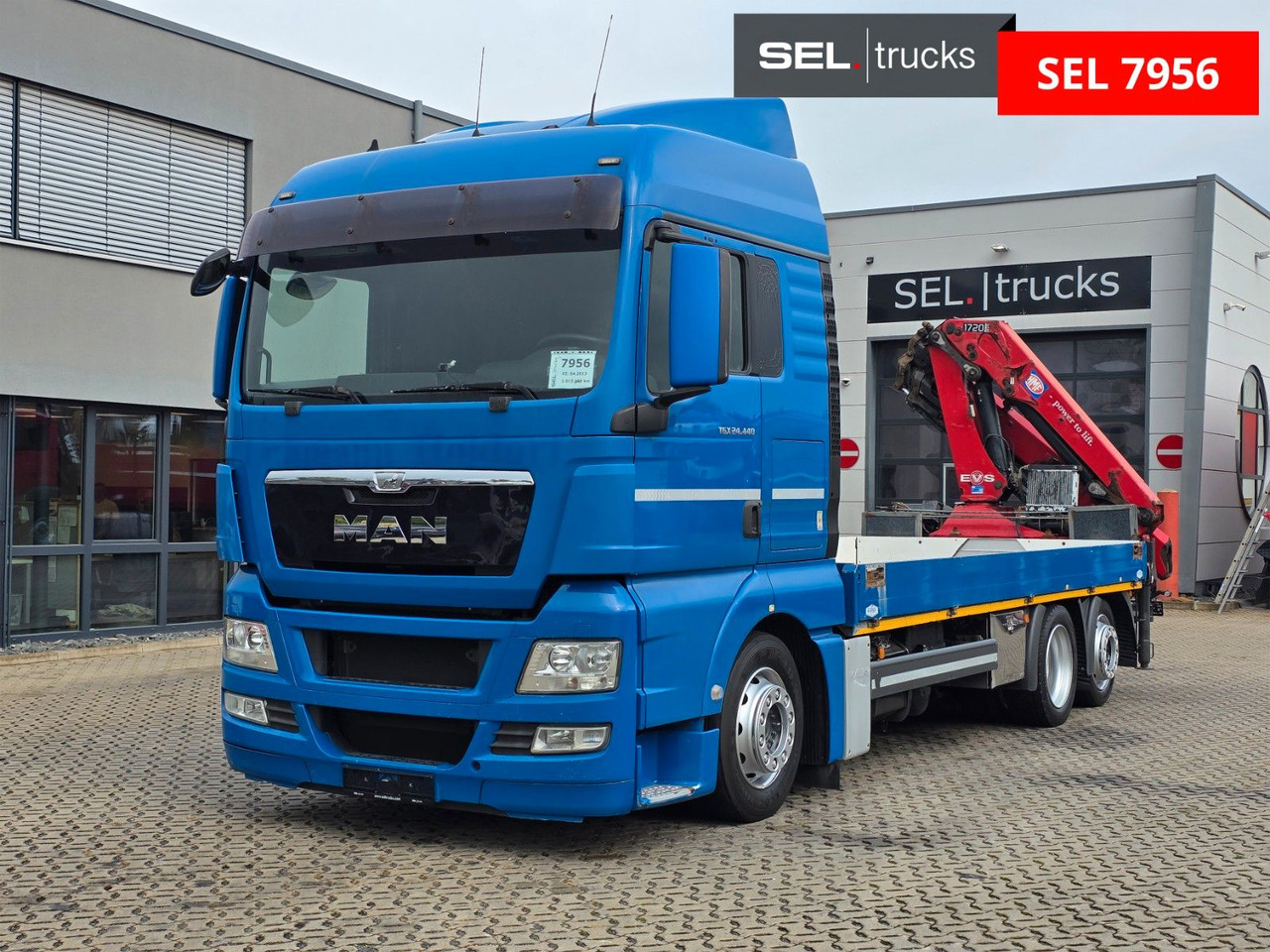 MAN TGX 24.440 6X2-2 LL-U / Intarder / HMF / Fernb. - Kraanwagen: afbeelding 1 MAN TGX 24.440 6X2-2 LL-U / Intarder / HMF / Fernb. - Kraanwagen: afbeelding 1
