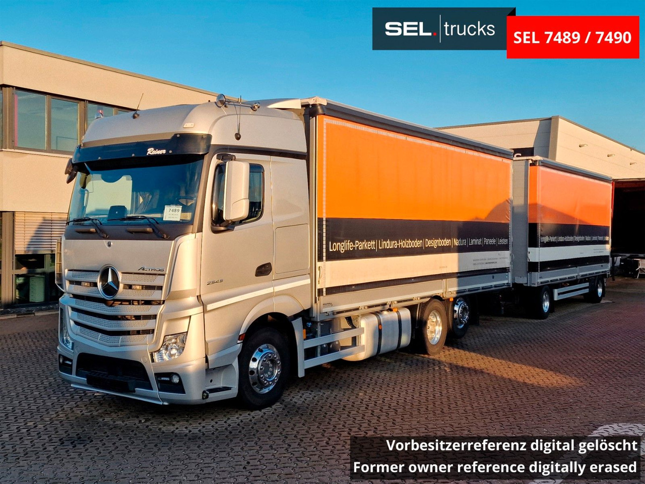 Mercedes-Benz Actros 2545 / KOMPLETT! / Alukappen / Standklima - Schuifzeilen vrachtwagen: afbeelding 1 Mercedes-Benz Actros 2545 / KOMPLETT! / Alukappen / Standklima - Schuifzeilen vrachtwagen: afbeelding 1
