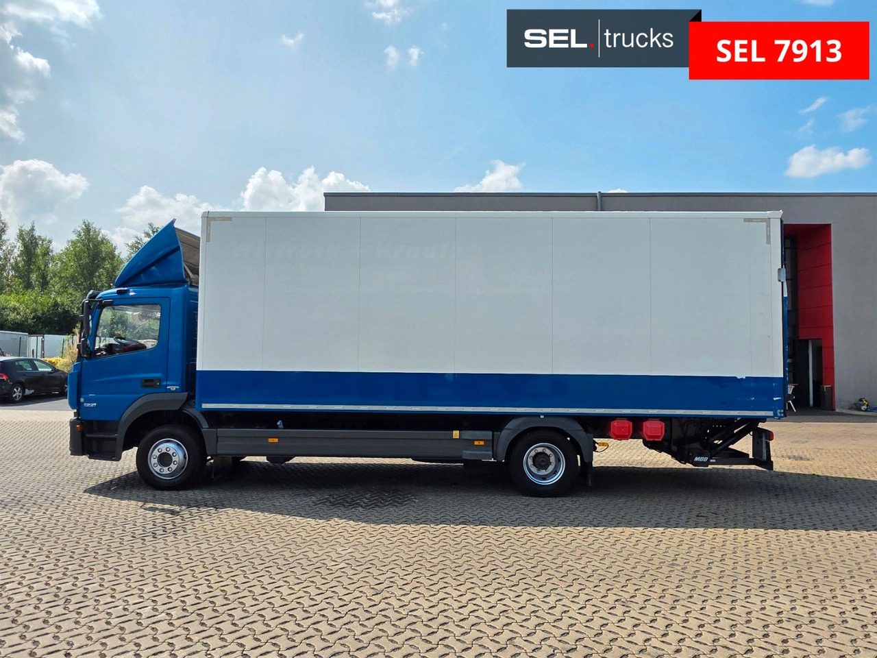 Bakwagen Mercedes-Benz Atego 1221 / Ladebordwand: afbeelding 8