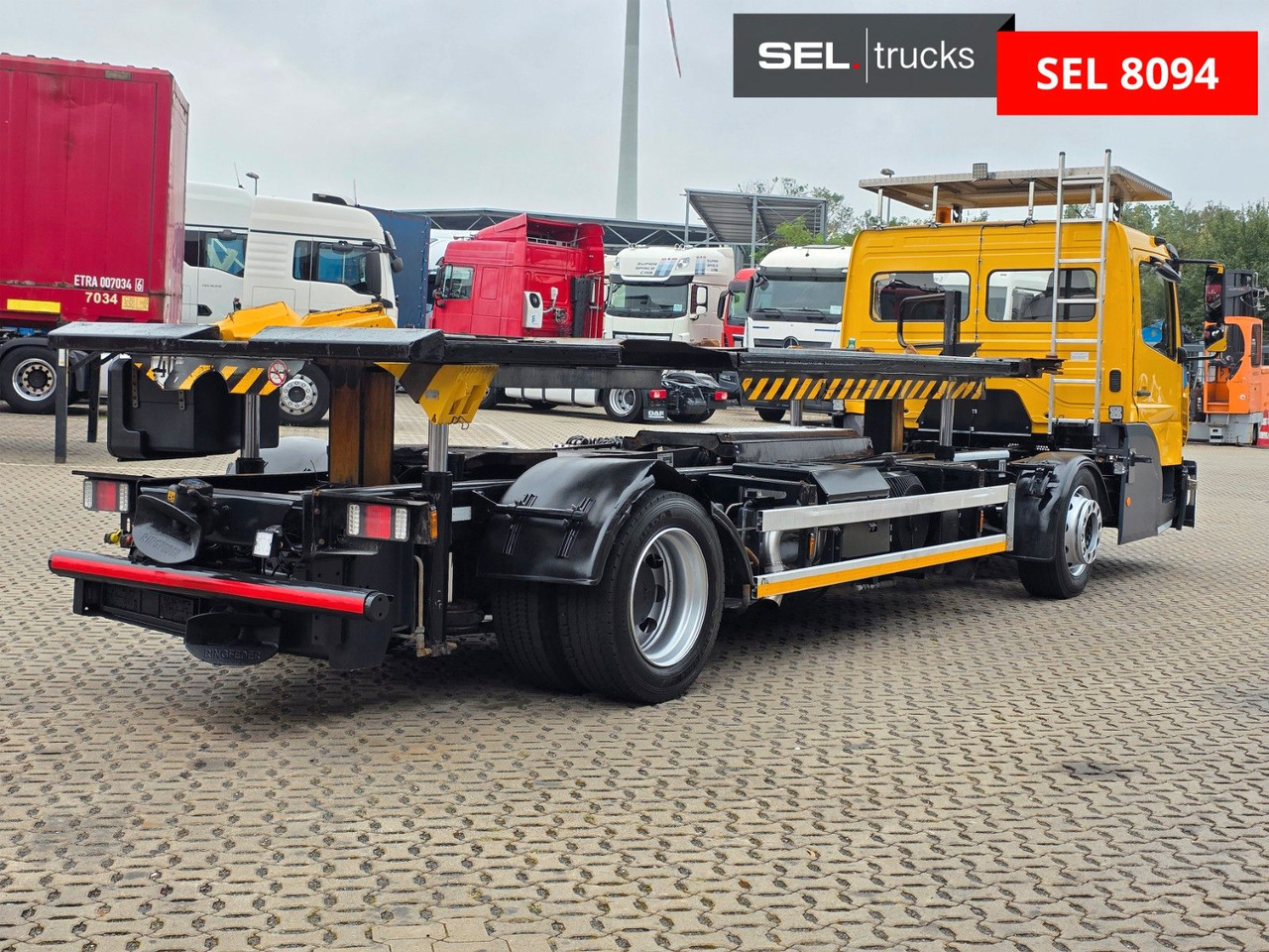 Mercedes-Benz Kamag WBH 25 / Umsetzer Sattelplatte - Containertransporter/ Wissellaadbak vrachtwagen: afbeelding 5 Mercedes-Benz Kamag WBH 25 / Umsetzer Sattelplatte - Containertransporter/ Wissellaadbak vrachtwagen: afbeelding 5