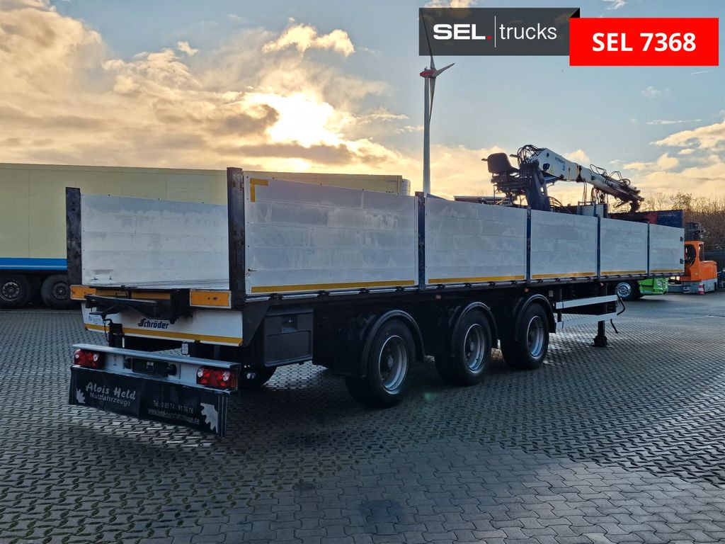 Schröder S11/24-P2-13,55 / Kran / Lenkachse Schröder S11/24-P2-13,55 / Kran / Lenkachse - Vlakke/ Open oplegger: afbeelding 5 Schröder S11/24-P2-13,55 / Kran / Lenkachse Schröder S11/24-P2-13,55 / Kran / Lenkachse - Vlakke/ Open oplegger: afbeelding 5