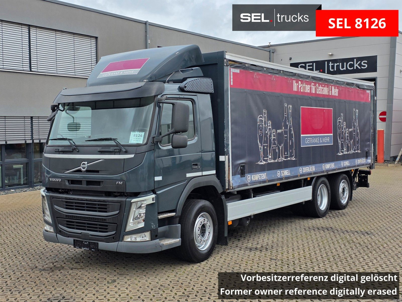 Volvo FM 410 / Ladebordwand / Lenkachse - Schuifzeilen vrachtwagen: afbeelding 1 Volvo FM 410 / Ladebordwand / Lenkachse - Schuifzeilen vrachtwagen: afbeelding 1
