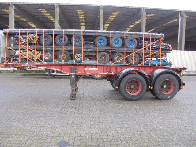 Containertransporter/ Wissellaadbak oplegger Krone SZC 20 Z STEEL SUSPENSION: afbeelding 6