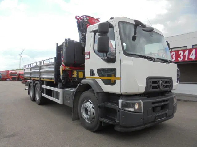 Renault 320 6X4 + FASSI F245 DEMO UNUSED NL TRUCK - Vrachtwagen met open laadbak, Kraanwagen: afbeelding 2 Renault 320 6X4 + FASSI F245 DEMO UNUSED NL TRUCK - Vrachtwagen met open laadbak, Kraanwagen: afbeelding 2