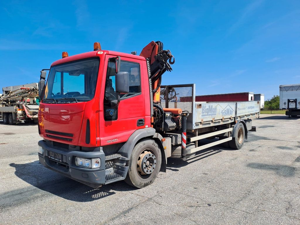 Iveco EuroCargo ML 180E21 Kran PKK12500 Iveco EuroCargo ML 180E21 Kran PKK12500 - Vrachtwagen met open laadbak, Kraanwagen: afbeelding 1 Iveco EuroCargo ML 180E21 Kran PKK12500 Iveco EuroCargo ML 180E21 Kran PKK12500 - Vrachtwagen met open laadbak, Kraanwagen: afbeelding 1
