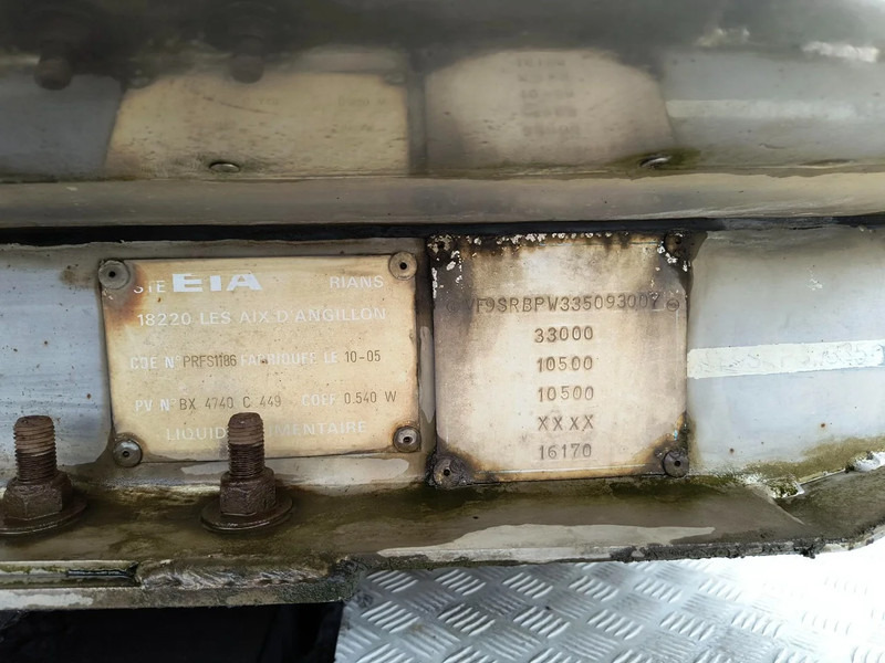 Tankoplegger voor het vervoer van melk ETA 25000L INSULATED INOX TANK - 2 COMP: afbeelding 19 Tankoplegger voor het vervoer van melk ETA 25000L INSULATED INOX TANK - 2 COMP: afbeelding 19