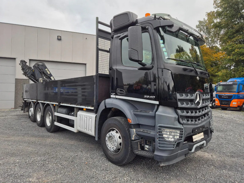 Mercedes-Benz Arocs 3240 8X4 - HIAB 166E-5 HIPRO WITH REMOTE CONTROL - ROTATOR - Vrachtwagen met open laadbak, Kraanwagen: afbeelding 3 Mercedes-Benz Arocs 3240 8X4 - HIAB 166E-5 HIPRO WITH REMOTE CONTROL - ROTATOR - Vrachtwagen met open laadbak, Kraanwagen: afbeelding 3