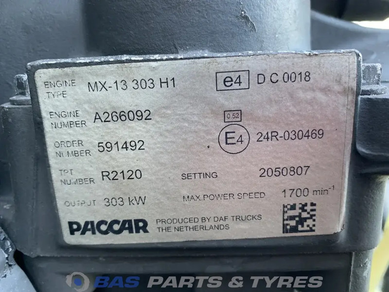 DAF CF Euro 6 Motor DAF MX13 300 H1 1850003 - Motor voor Vrachtwagen: afbeelding 5 DAF CF Euro 6 Motor DAF MX13 300 H1 1850003 - Motor voor Vrachtwagen: afbeelding 5