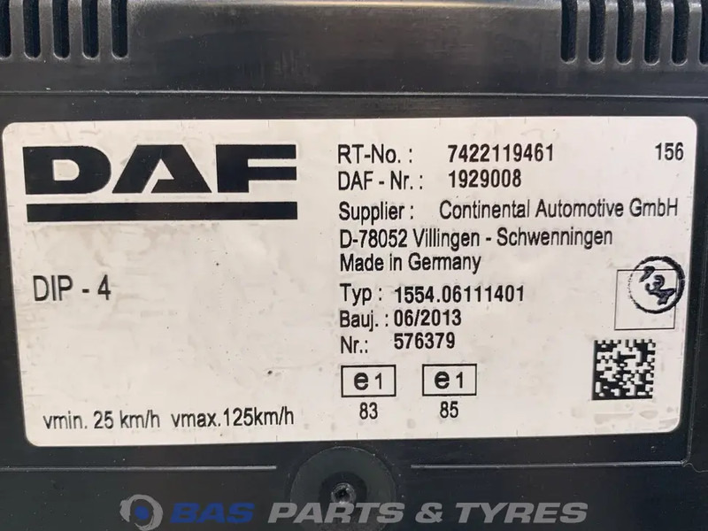 DAF LF55 Euro 4-5 - Instrumentenpaneel voor Vrachtwagen: afbeelding 3 DAF LF55 Euro 4-5 - Instrumentenpaneel voor Vrachtwagen: afbeelding 3