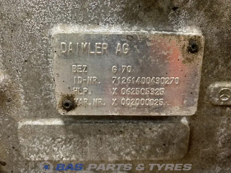 Mercedes-Benz Atego Mercedes G70-6 Powershift 3 Versnellingsbak A 001 260 36 00 - Versnellingsbak voor Vrachtwagen: afbeelding 5 Mercedes-Benz Atego Mercedes G70-6 Powershift 3 Versnellingsbak A 001 260 36 00 - Versnellingsbak voor Vrachtwagen: afbeelding 5