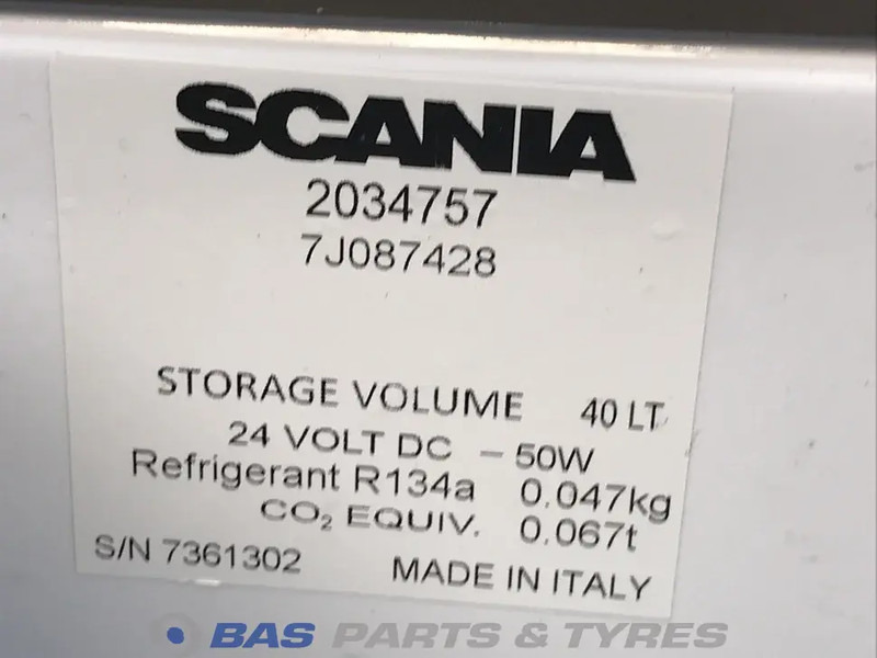 Scania S-Serie NextGen Koelkast Scania 40 Liter 2706575 - Onderdelen voor Vrachtwagen: afbeelding 5 Scania S-Serie NextGen Koelkast Scania 40 Liter 2706575 - Onderdelen voor Vrachtwagen: afbeelding 5