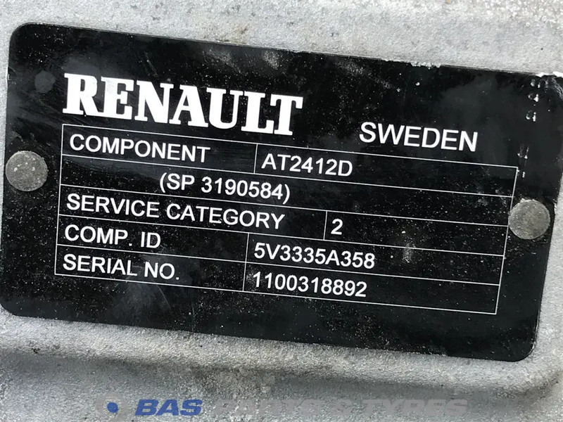 Renault Premium (Meerdere types) AT2412D Optidriver Versnellingsbak G0000393 - Versnellingsbak voor Vrachtwagen: afbeelding 5 Renault Premium (Meerdere types) AT2412D Optidriver Versnellingsbak G0000393 - Versnellingsbak voor Vrachtwagen: afbeelding 5