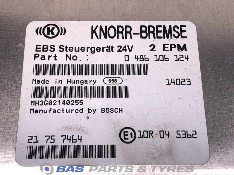 Renault Regeleenheid EBS Renault 7421377527 - ECU voor Vrachtwagen: afbeelding 3 Renault Regeleenheid EBS Renault 7421377527 - ECU voor Vrachtwagen: afbeelding 3