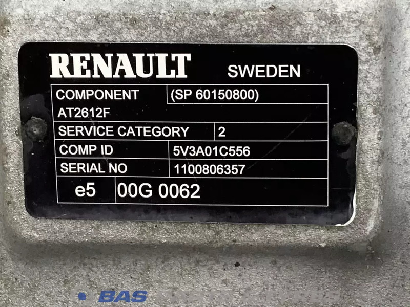 Renault T-Serie AT2612F Optidrive Versnellingsbak G0000350 - Versnellingsbak voor Vrachtwagen: afbeelding 5 Renault T-Serie AT2612F Optidrive Versnellingsbak G0000350 - Versnellingsbak voor Vrachtwagen: afbeelding 5