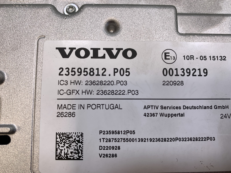 Volvo FH4B Instrumentenpaneel Volvo 23595812 - Instrumentenpaneel voor Vrachtwagen: afbeelding 3 Volvo FH4B Instrumentenpaneel Volvo 23595812 - Instrumentenpaneel voor Vrachtwagen: afbeelding 3