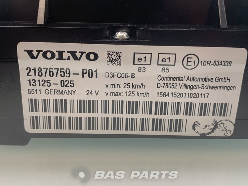 Volvo FL Euro 6 - Instrumentenpaneel voor Vrachtwagen: afbeelding 3 Volvo FL Euro 6 - Instrumentenpaneel voor Vrachtwagen: afbeelding 3