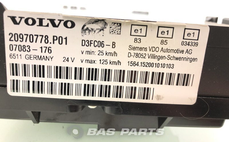 Volvo FL - Instrumentenpaneel voor Vrachtwagen: afbeelding 3 Volvo FL - Instrumentenpaneel voor Vrachtwagen: afbeelding 3