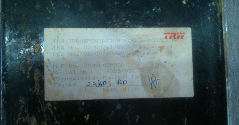 Części do Ciągnika Massey Ferguson MF 3000, 6300 MODUŁ STERUJĄCY SKRZYNI BIEGÓW AUTOTRONIC 1 MASSEY FERGUSON - ECU voor Landbouwmachine: afbeelding 2 Części do Ciągnika Massey Ferguson MF 3000, 6300 MODUŁ STERUJĄCY SKRZYNI BIEGÓW AUTOTRONIC 1 MASSEY FERGUSON - ECU voor Landbouwmachine: afbeelding 2