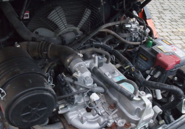 LPG heftruck Wózek widłowy Toyota 8FGF15 2018 TRIPLEX system SAS (blokowanie tylnej osi): afbeelding 11