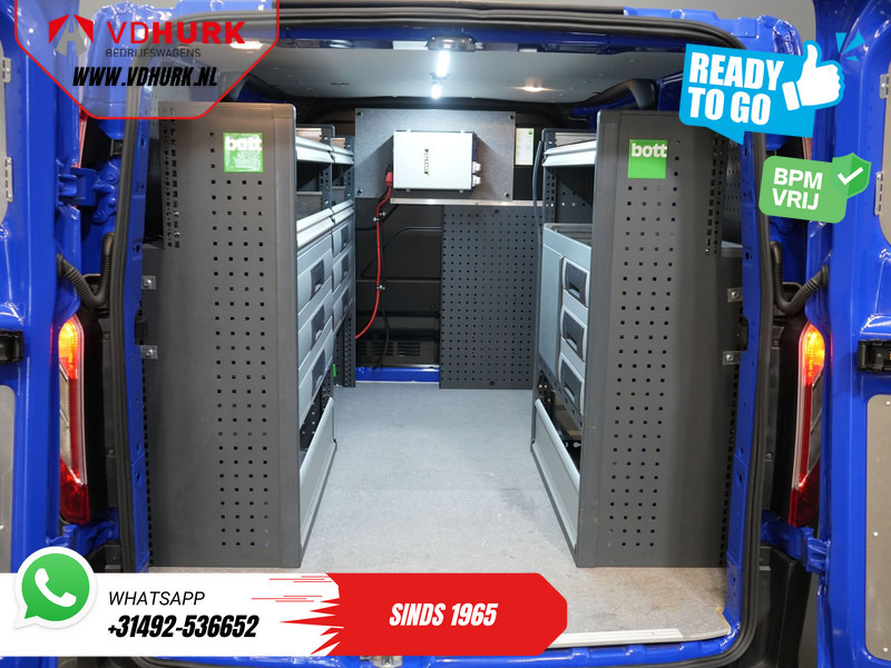 Kleine bestelwagen Ford Transit Custom 2.0 TDCI 130 pk Aut. BPM VRIJ! Ready2Go! BOTT Inrichting L+R/ Riem V.V/ Omvormer/ Gev.Stoel/ Stoelverw./ Cruise/ PDC/ Trekhaak/: afbeelding 15