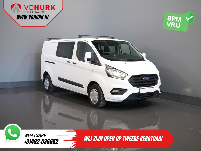 Ford Transit Custom 2.0 TDCI L2 Trend DC Dubbel Cabine BPM VRIJ! Stoelverw./ Carplay/ 2.7t Trekverm./ Navi/ PDC/ Cruise - Kleine bestelwagen, Bestelwagen met dubbele cabine: afbeelding 1 Ford Transit Custom 2.0 TDCI L2 Trend DC Dubbel Cabine BPM VRIJ! Stoelverw./ Carplay/ 2.7t Trekverm./ Navi/ PDC/ Cruise - Kleine bestelwagen, Bestelwagen met dubbele cabine: afbeelding 1